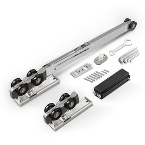 Riel deslizante de amortiguación oculta de resonancia de acero inoxidable con amortiguador bidireccional para accesorios de riel de puerta de armario - Product Image 1