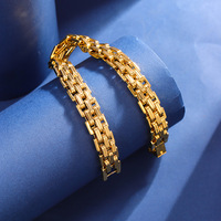Bracelet en Acier Titane pour Hommes, Vente en Gros, Acier Inoxydable, Hip Hop, Streetwear, Tendance, Minimaliste, Bijoux et Accessoires de Mode