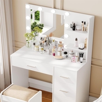 Meuble de coiffeuse avec panneau, Fournisseur transfrontalier, Vente en gros d'usine de maquillage, Commerce extérieur, Amazon