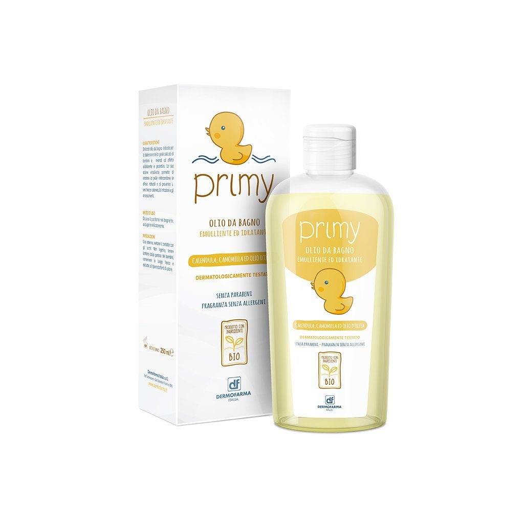 Prumy Herbal Baby Bath Oil 250ml – Emollient & Moisturizing Bath Oil for Sensitive Baby Skin