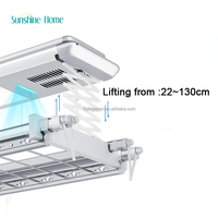 Séchoir à linge pliable en aluminium rétractable automatique pour maison intelligente avec design intelligent