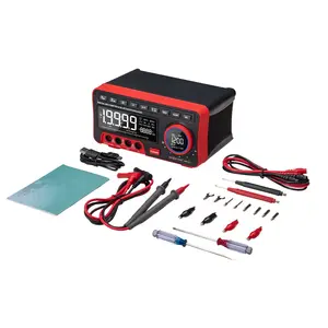 AN888S Pro LCD Display Bench Type Digital Multimeters Volt Amp Ohm Capacitance Hz 19999 Counts Automatic Range Tester