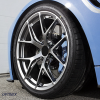 Jantes forgées personnalisées gris bronze squelette 18 19 20 21 22 pouces 5x130 5x120 5x114.3 5x112 pour Porsche Tesla BMW Audi Benz