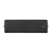 Vason HDL50-A 1200W Système de sonorisation Line Array à trois voies avec deux haut-parleurs de 12 pouces et deux caissons de basses de 18 pouces, actif/passif, durable et écologique pour
