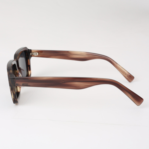 Lunettes de soleil carrées en acétate pour femmes, monture intégrale, verres polarisés, protection UV400, style tendance, en stock - Product Image 6