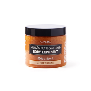 Exfoliante Corporal KUNDAL con Nuez Hawaiana y Azúcar de Caña 550g Aroma Suave - Product Image 2