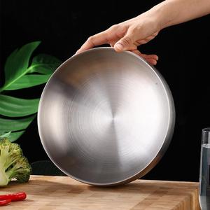 Stainless Steel Rice Bowl Double Walled 304 Household Soup Bowl For Hotel Food Adult Use - Product Image 1