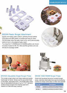 قالب ضغط لصنع فطائر الهامبرغر، أداة مطبخ لتشكيل اللحم - Product Image 5