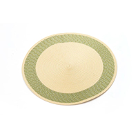 Set de table rond en PP écologique de qualité supérieure pour restaurant, bord personnalisé, diamètre assorti, couleur assortie, épaisseur 1 mm, tapis de table en plastique tissé Yichuan