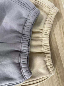 Shorts en tissu éponge brodés personnalisés pour femmes avec poches, imperméables, respirants, écologiques, 100% coton, vêtements décontractés pour la maison - Product Image 3