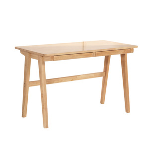 Solid Wood <b>Desk</b> With Drawers 0.8m 1m 1.2m 1.4m Natural Walnut Color Study Office <b>Computer</b> <b>Desk</b> For Bedroom Home Use - Product Image 5