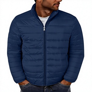 Veste thermique à bulles pour homme, manteau matelassé chaud à capuche pour homme - Product Image 1