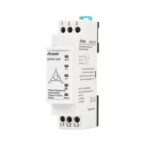 AFKV 24F 380V 3 phase failure phase sequence relay voltage sensing protection relay