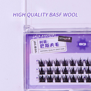 Bqi Mèo Mắt Bó Cho Châu Âu Và Mỹ Lớn Mắt L Phong Cách Lông Mi Tự Nhiên Ăn Chay Nghĩ Curl Dày Đặc Lông Mi Fluffy Tự Làm Lông Mi - Product Image 4