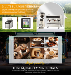 Chiosco per Bevande Personalizzabile per Aree Turistiche con Scaffalature Modulari e Tettoia Resistente alle Intemperie per Tutte le Stagioni - Product Image 3