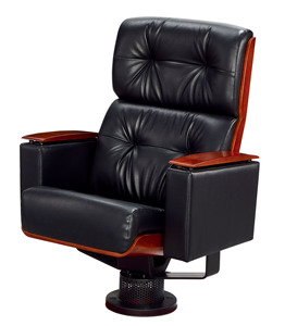 <span class=keywords><strong>Silla</strong></span> Moderna <span class=keywords><strong>para</strong></span> Auditorio Escolar, Asiento de Tela y Cuero, Reposabrazos Ajustables, Respaldo en Forma de <span class=keywords><strong>Escalera</strong></span>, Mecanismo Deslizante, Muebles <span class=keywords><strong>para</strong></span> Teatro - Product Image 2