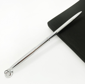 Turquia Promocionais Hotel Table Swivel Desk <span class=keywords><strong>pen</strong></span> Metal Funil Stand <span class=keywords><strong>Pen</strong></span> <span class=keywords><strong>Socket</strong></span> Silver Gold Counter Bank <span class=keywords><strong>Pen</strong></span> com suporte giratório - Product Image 5