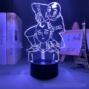 All'ingrosso personalizzato un pugno uomo fatto da te 3D torcia a LED acrilico Anime luce notturna - Product Image 4
