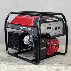 Générateur personnalisé 5000 Watt Générateur à démarrage par lanceur manuel <span class=keywords><strong>Portable</strong></span> 5kW Générateur à essence - Product Image 2