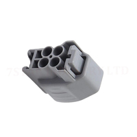 Connecteur de faisceau de câbles de sonde d'oxygène automobile 7S048C-4-21 à 4 broches avec bornes de contact en laiton et joints d'étanchéité - 12V 2A