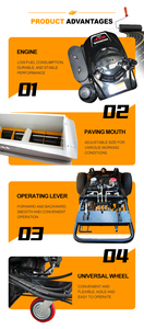 Prix ​​bas, mini finisseur routier à moteur Yamaha avec émissions Euro V - Product Image 4