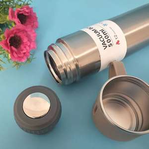 Thermos de 500ml en acier inoxydable 304, flacon sous vide, de couleur unie, pour hommes et femmes, tasse cadeau, personnalisé, vente en gros, nouveauté 2021 - Product Image 6