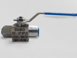 บอลวาล์วเหล็กกล้าคาร์บอน เกลียวใน NPT 650 psi ควบคุมการไหลด้วยคันโยกแบบแมนนวล สำหรับระบบไฮดรอลิก น้ำมัน OEM Supply Sealmech 1 พอร์ต - Product Image 2