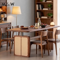Bureau de direction ergonomique M&W en placage, réglable en hauteur, pour travail assis-debout, mobilier de luxe moderne