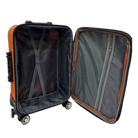 Ensemble de bagages à roulettes en nylon de luxe de 20 à 32 pouces, quatre pièces, sac de voyage extensible avec tailles de 24 et 28 pouces, style dessin animé assorti