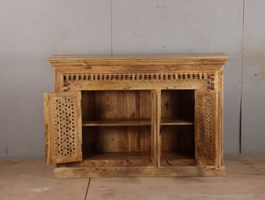 Modern Wooden Buffet Cabinet <b>Sideboard</b> with Large <b>Storage</b> Space Adjustable Shelves and Drawers for Living Room Dining Room - Product Image 2