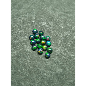 Opale noire d'Éthiopie naturelle, cabochon 5 mm, pierre précieuse en vrac, opale d'Éthiopie noire pour la fabrication de bijoux, fournisseur en gros - Product Image 2