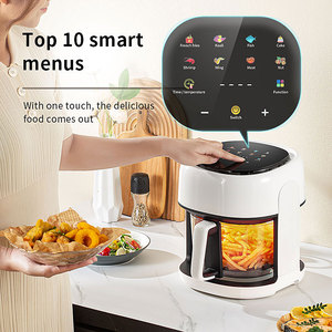 Freidora de aire inteligente eléctrica de 4L 9 en 1 personalizada 360 ℃ Freidora de aire de cesta frita <span class=keywords><strong>visual</strong></span> panorámica para uso doméstico - Product Image 5