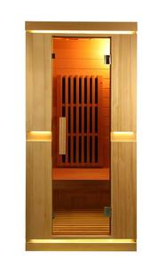 Salle de sauna en bois massif de pruche luxueuse et moderne pour 2 à 4 personnes avec chauffage infrarouge pour utilisation en <span class=keywords><strong>appartement</strong></span>, <span class=keywords><strong>achat</strong></span> en gros - Product Image 2