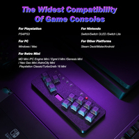 Controlador Flatbox Mini HitBox SOCD, Joystick con Interruptor Cherry RGB, Teclado para Juegos para PC/PS4/PS3/Switch