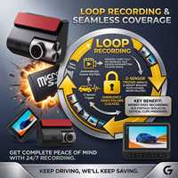 4K Ultra HD Mini Çift Lensli Geniş Açılı Araç Kamerası Dahili GPS WiFi 3 inç IPS Ekran Gece Görüşü Döngü Kayıt 1 Yıl Garanti
