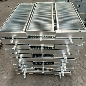<span class=keywords><strong>Grille</strong></span> en acier concrète galvanisée par immersion à chaud de Singapour d'entrée de baisse pour le couvercle de drain de gouttière - Product Image 1