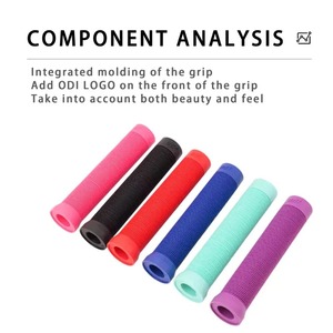 Poignées de guidon de vélo <span class=keywords><strong>ODI</strong></span> antidérapantes en silicone, 22,2 mm, antichoc, pour <span class=keywords><strong>VTT</strong></span> - Product Image 5
