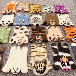 แผ่นรองแก้วรูปสัตว์ทันสมัย ทำจากผ้าสักหลาด ทนทาน น่ารัก เป็นมิตรกับสิ่งแวดล้อม และน้ำหนักเบา - Product Image 2