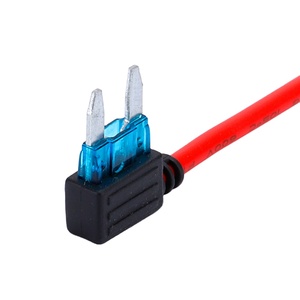 Supporto per fusibili a baionetta con lama impermeabile per Auto Auto WELFNOBL 10A-15A-20A Mini In linea con filo rosso a lama Standard - Product Image 6