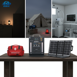 Générateur <span class=keywords><strong>solaire</strong></span> portable 600W-5000W avec batterie LiFePO4 pour voiture, onduleur à onde sinusoïdale pure pour la maison, le <span class=keywords><strong>camping</strong></span> et la station d'alimentation de secours d'urgence - Product Image 1