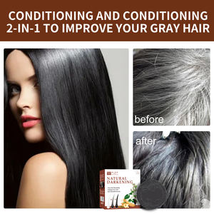 صابون طبيعي للعناية بالشعر باللون الرمادي عالي الجودة لعلاج الشعر الأسود بسعر المصنع صابون طبيعي لإعادة تلوين الشعر - Product Image 5