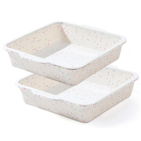 Moule à pain et à gâteau en silicone SILIKOLOVE, forme carrée, LFGB, antiadhésif, sans BPA, avec cadre renforcé en métal, pour toast et brownie