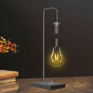 Bedroom Decoration Led Magnetic Levitating Floating Wireless LED Light Bulb with Wireless Charger Table <strong>Lamp</strong> - Product Image 3