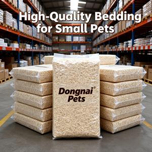 DongnaiPETS OEM Litière pour chat en copeaux de bois d'ASPEN 100% naturel, écologique, hautement absorbante, anti-odeurs, sans poussière, pour petits chats - Product Image 1