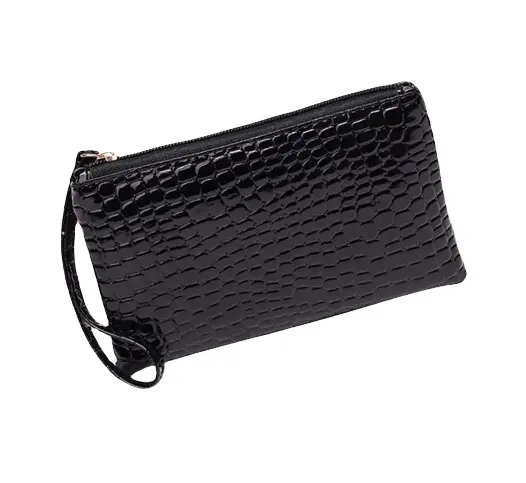 Yeni moda kadın cüzdan uzun stil çok fonksiyonlu cüzdan PU deri kumaş debriyaj çanta çanta yüksek kalite bozuk para cüzdanı
