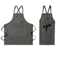 Tablier en toile de style japonais, personnalisé avec un motif sublimé, logo imprimé, imperméable, durable, réutilisable, respectueux de l'environnement, sans manches