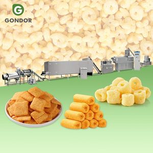 Chaîne de production de snacks miniatures à petite échelle : machine extrudeuse pour bâtonnets de riz et flocons de maïs soufflés - Product Image 1