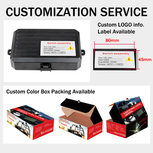 Bảng Điều Khiển Công Tắc Nút Nhấn 8 Gang Offroad 12V <span class=keywords><strong>24V</strong></span> Cho Xe Hơi Phổ Thông - Product Image 4