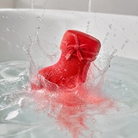 Coffret Cadeau de Noël 6 Bombes de Bain Effervescentes Fraise pour Spa Relaxant, Personnalisable OEM ODM 100g