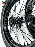 Jeu de roues Supermotard 17 pouces pour Surron Ultra Bee, moyeux CNC, jantes en alliage, pour moto électrique, mise à niveau à montage direct